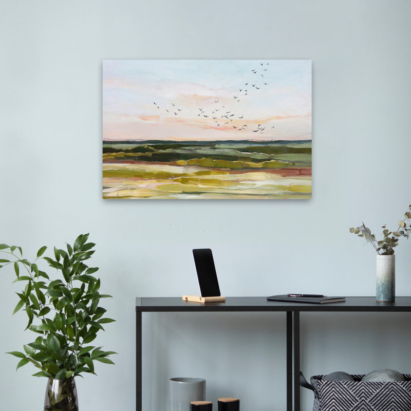 Overhead - paysages, oiseaux, art, H 24 po x l 16 po