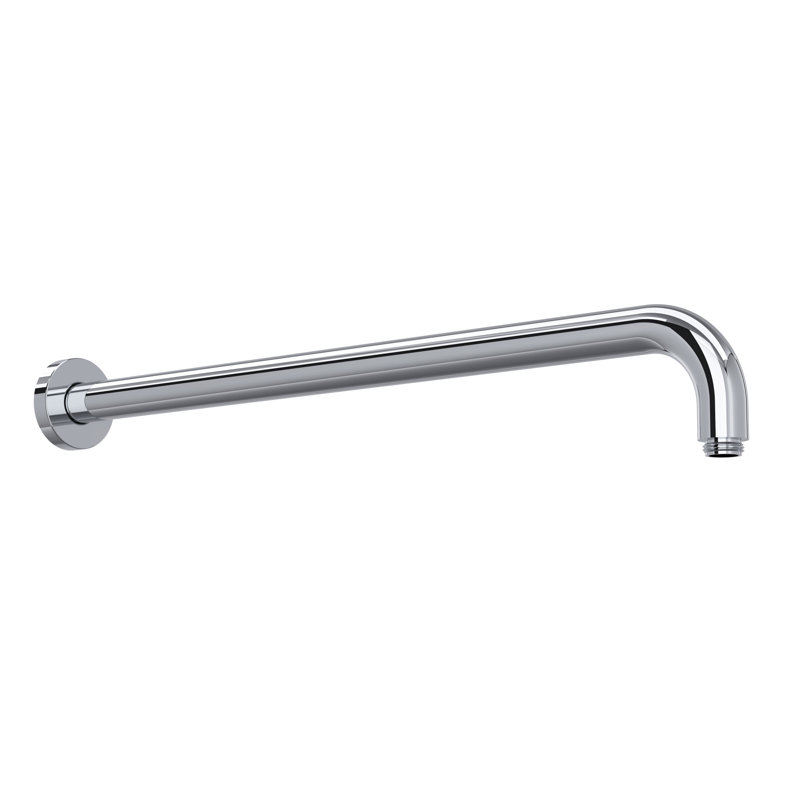 20.8125" Reach Wall Mount Shower Arm, Polished Chrome