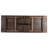 Dejon Rectangular Rustic Solid Pine Folding Dining Table by Flash Furniture-87784577-87785206