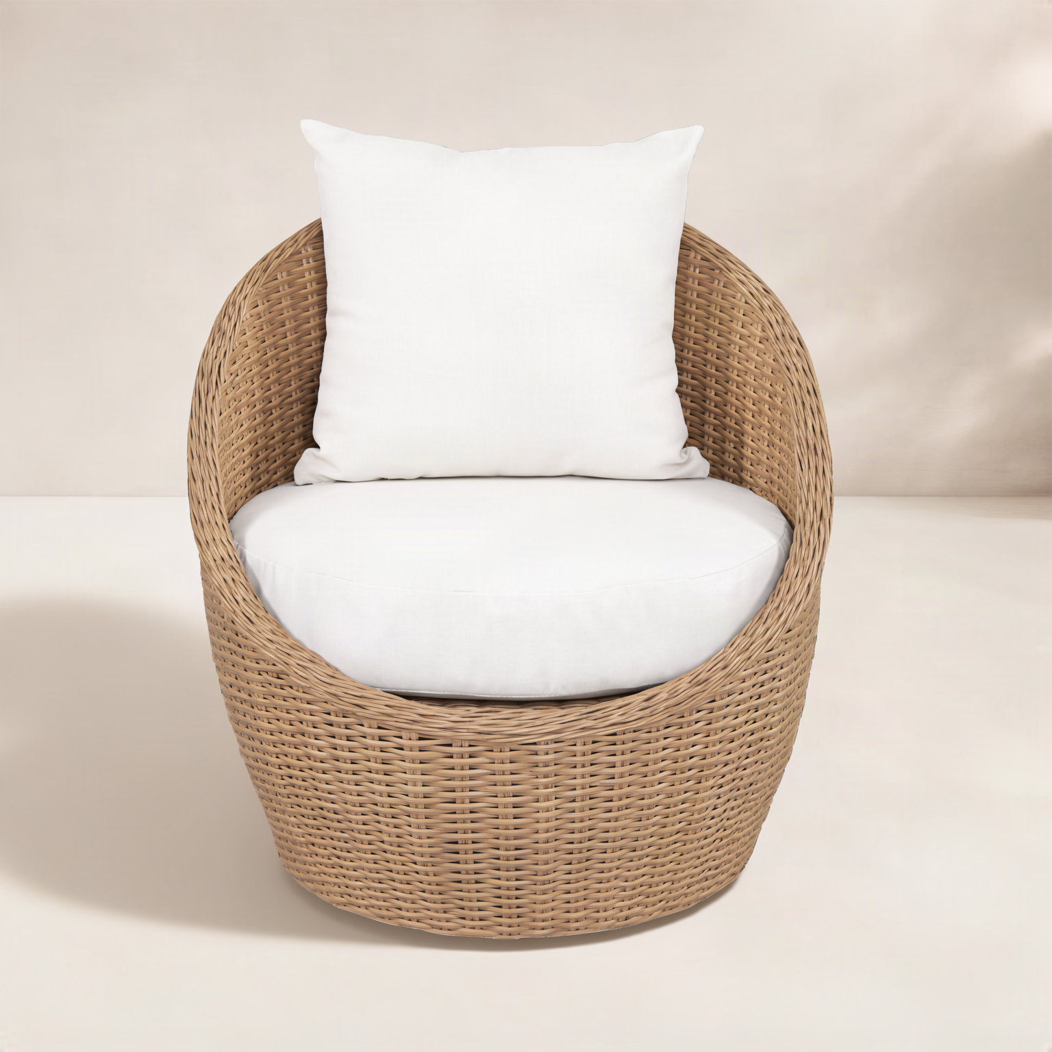 Cali Patio Lounge Chair, Brown