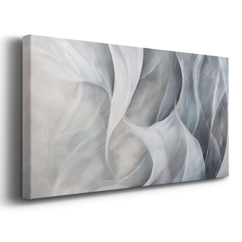 Toile tendue abstraite Seris 6 # IV-Gallery, H 24 po x l 48 po
