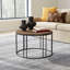 Abraxas Solid Wood Top Coffee Table