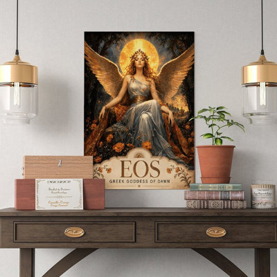 Canvas Wall Art Eos Greek Goddess Of Dawn Winged Art Print Vintage Poster Print Home Decor