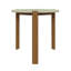 Table de bout Gales Mid-Century moderne en bois vert pistache-844826160