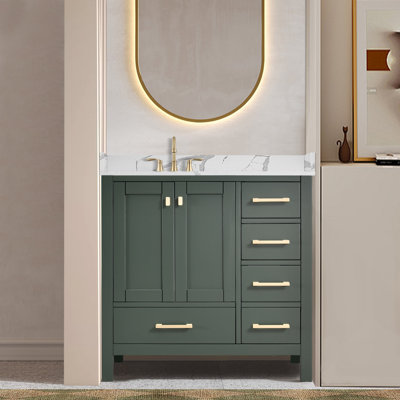 Meuble-lavabo simple 36 po Cholena