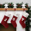 Chaussettes de Noël en velours JOY - 20 po - rouge - ensemble de 3