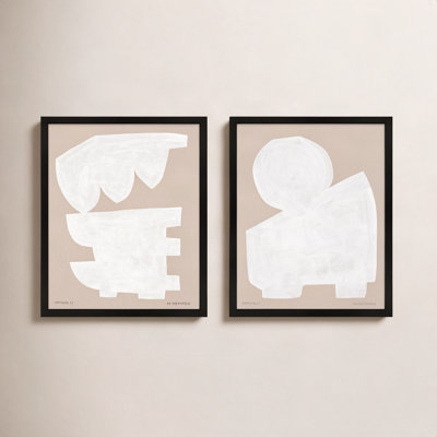 Gallman "Modules in White" 2-Piece Print Set