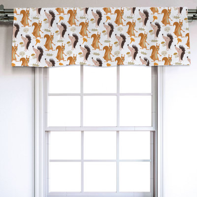 Sateen Ruffled Window Valance
