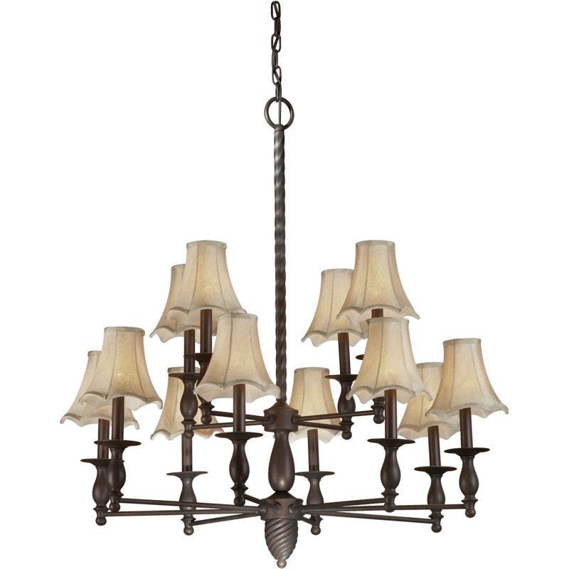 Laurene 12 - Light Tiered Chandelier