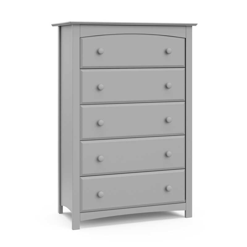 Commode 5 tiroirs Kenton, Galet