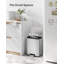 Stainless Steel Kitchen Rubbish Bin - 20 L