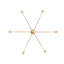 Lustre style campagne moderne 6 lumières Eino-287487027