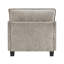4 modulaires au design moderne avec mousse haute et dossiers réversibles 4 tissu chenille, coussins de bras réglables, pieds en faux bois noir apparents