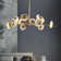Joosep 34" 12-Lights Sputnik Sphere Chandelier  with LED Light Kit
