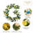  6FT Pastel Easter Egg Garlands for Mantle with Lights, Artificial Colorful Spring Floral Garland with Daisy Flowers for Home Window Wall Holiday Party Easter Decoration Gift