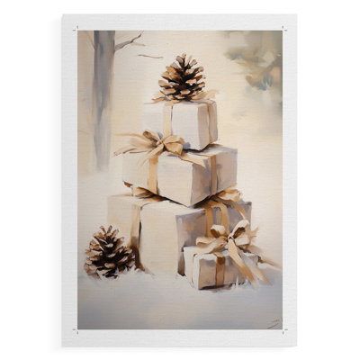 Art des Fêtes de Noël - Série 2-CCDXII - Reproduction de toile seulement - NON-CADRE