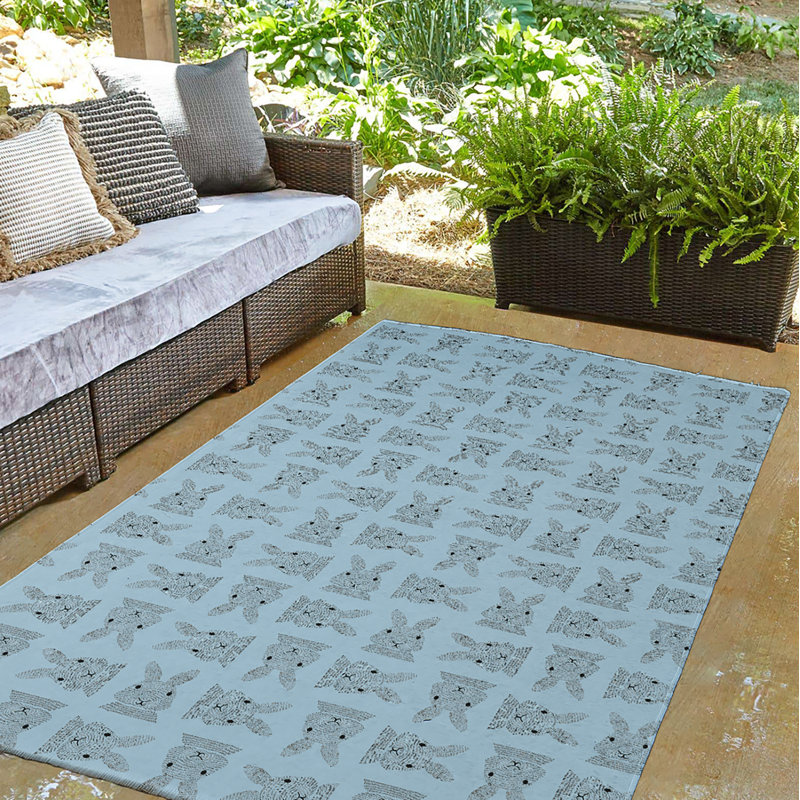 Tapis en chenille tissé à la machine Elioth, Rectangle 5 pi x 7 pi
