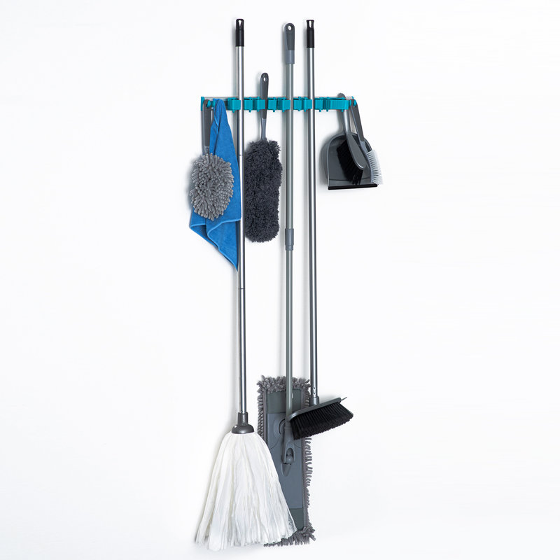 Stonge Mop and Broom holder, Turquoise