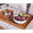 Petoskey Acacia Solid Wood 5 - Person Patio Conversation Set with Cushions-30778112-29965488