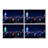 Holiday Cafe' Light - 14 Holiday Light Sequences – 12 Shatter Proof Lights – 24 ft long