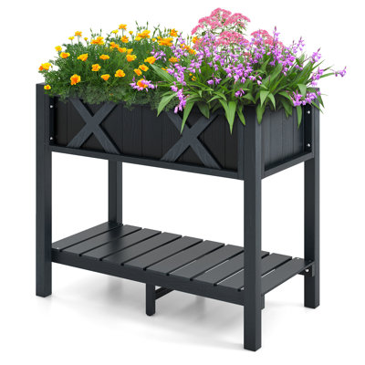 Keeneland Wood Elevated Planter