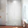 Unidoor Plus 45.5" W x 72" H Pivot Frameless Shower Door with ClearMax™ Technology