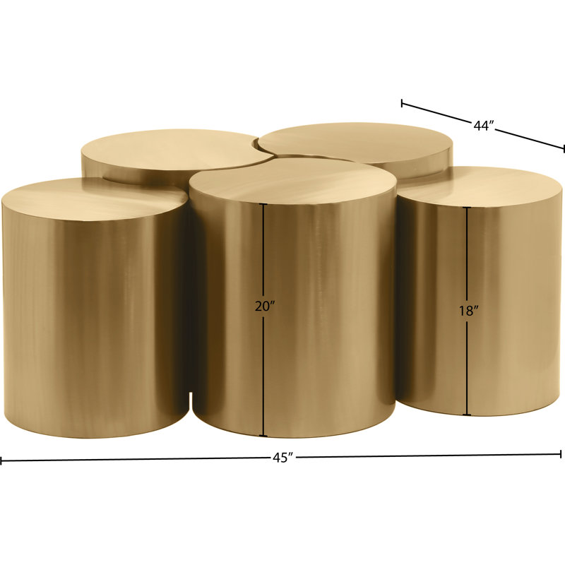 Hylie Coffee Table, Gold
