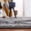 Tapis gris / noir Evanoff 262-993852832
