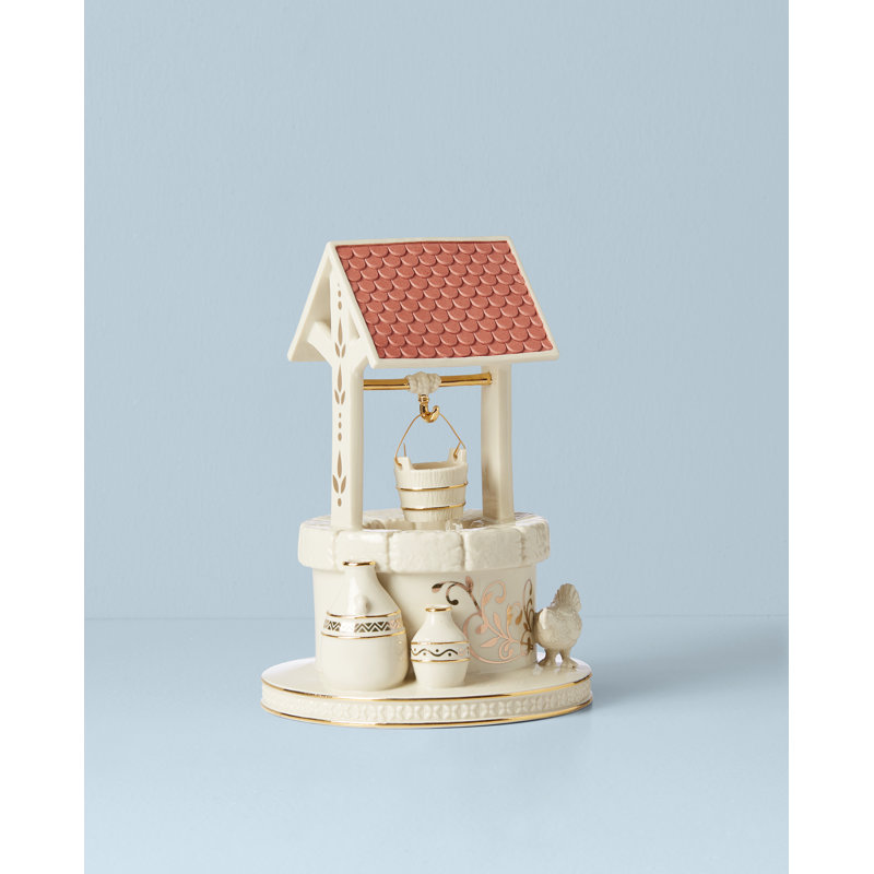 First Blessing Nativity Water Well Figurine