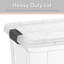 Bacs de rangement Superio avec couvercles, boîtes transparentes de 1,85 pte pour l'organisation, contenants en plastique empilables - sans BPA, non toxiques, sans odeur, organisateur pour la maison, le bureau, le dortoir, paquet de 5-1627230159