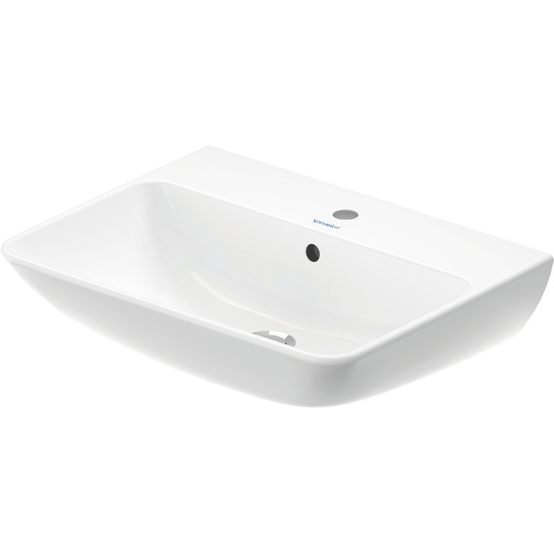 Duravit Me By Starck Ceramic 24" Wall Mount Bathroom Sink with Overflow