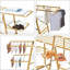 Wood Foldable Gullwing Drying Rack