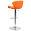 Tabouret de bar réglable en vinyle Guajardo-33309684