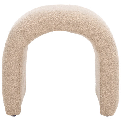 Repose-pieds standard en velours de 20,08 po Andeana