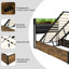 Upholstered Ottoman Storage Bed-1516009197