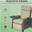 Méridienne inclinable, Fauteuil inclinable d'extérieur