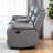 2-Piece Faux Leather Manual Reclining Living Room Set with a Manual Recliner & a Loveseat-116403595