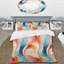 Ensemble de housse de couette à rayures Modern Whispers II - microfibre de polyester-117846479