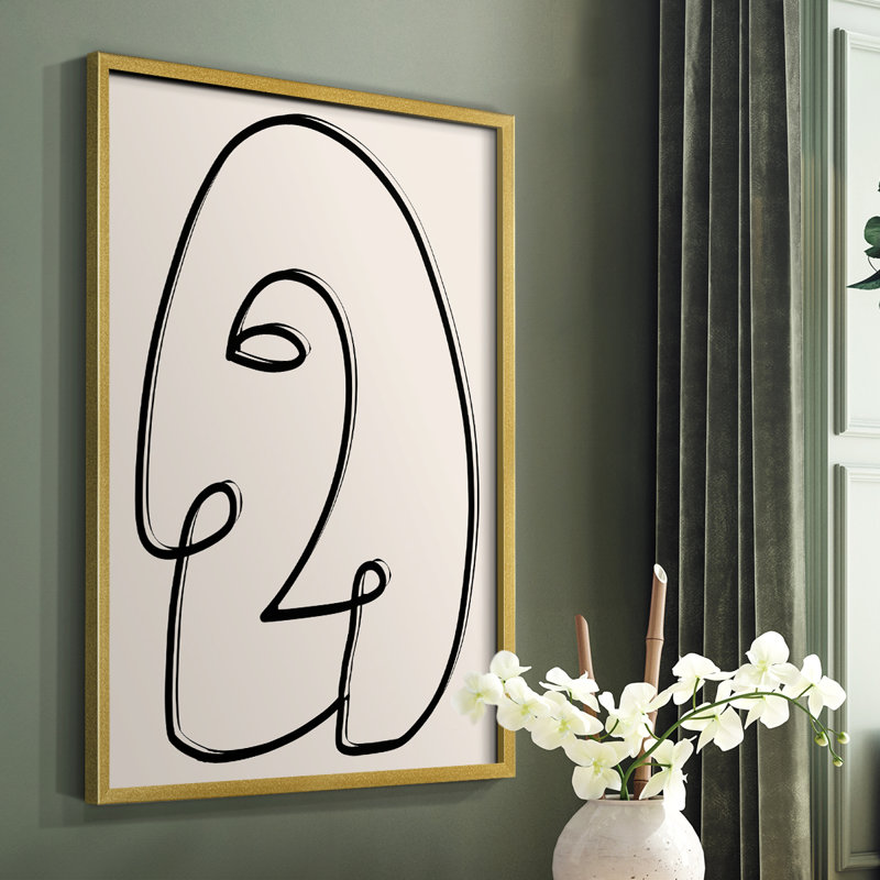 Face It II, reproduction encadrée - bois massif, H 10 po x l 8 po