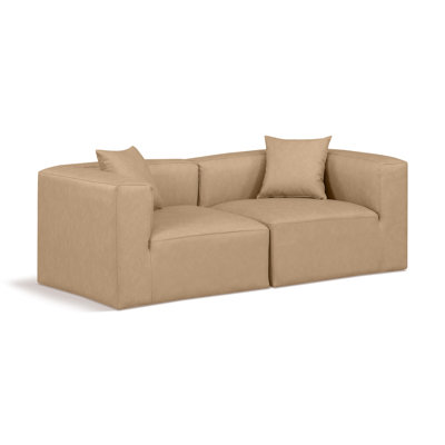 Canapé modulaire 2 pièces rembourré