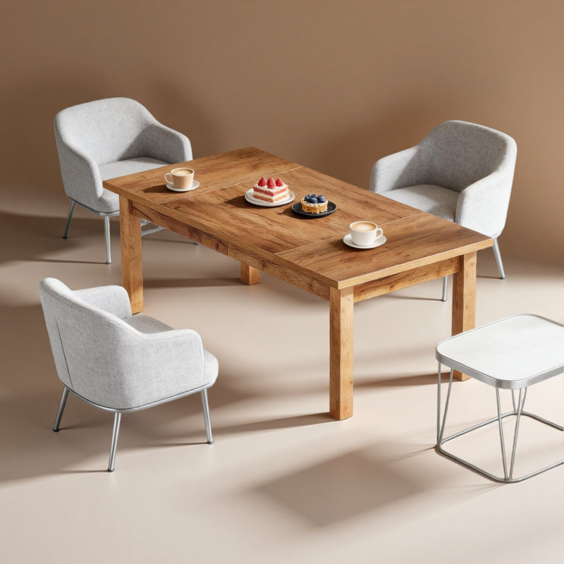Large Kitchen Table,Dining Table,Rustic Chating Table,Coffee Table
