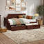 Antavious Coastal Cottage Solid Wood Twin Daybed with Storage Drawers-1396648966