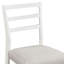Ensemble de table de salle à manger extensible en bois Trexm 7 pièces avec rallonge 12 po et 2 tiroirs, 6 chaises avec coussin moelleux-1100464124-1100464125-1100464127