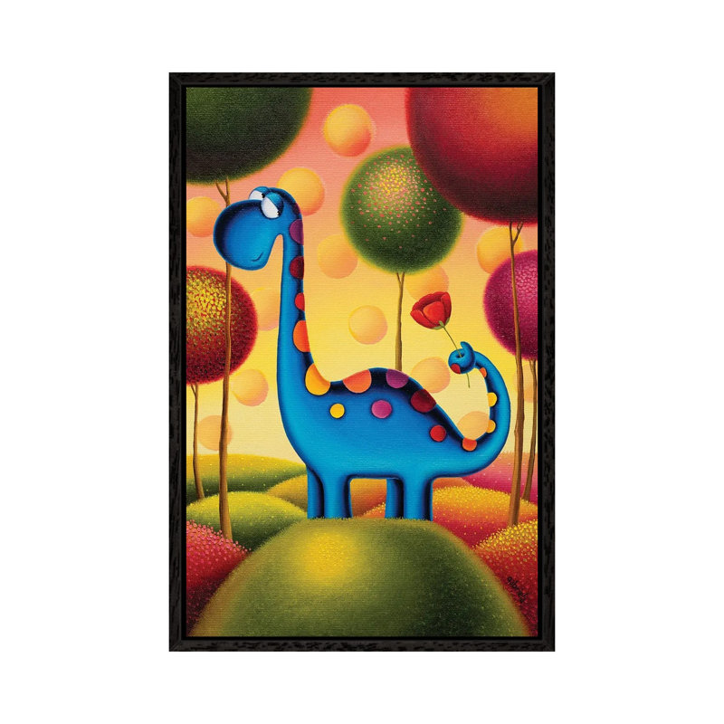Dreamland by Gabriela Elgaafary - Painting on Canvas, Black Framed, 66.04 cm H x 45.72 cm W