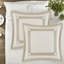 Luxury King Bedding Sets, Polyester Texture, Elegant Tan And Ivory Design For Home