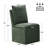 Modern Fabric Upholstered Storage Side Chairs with Casters for Living Room-1104736814