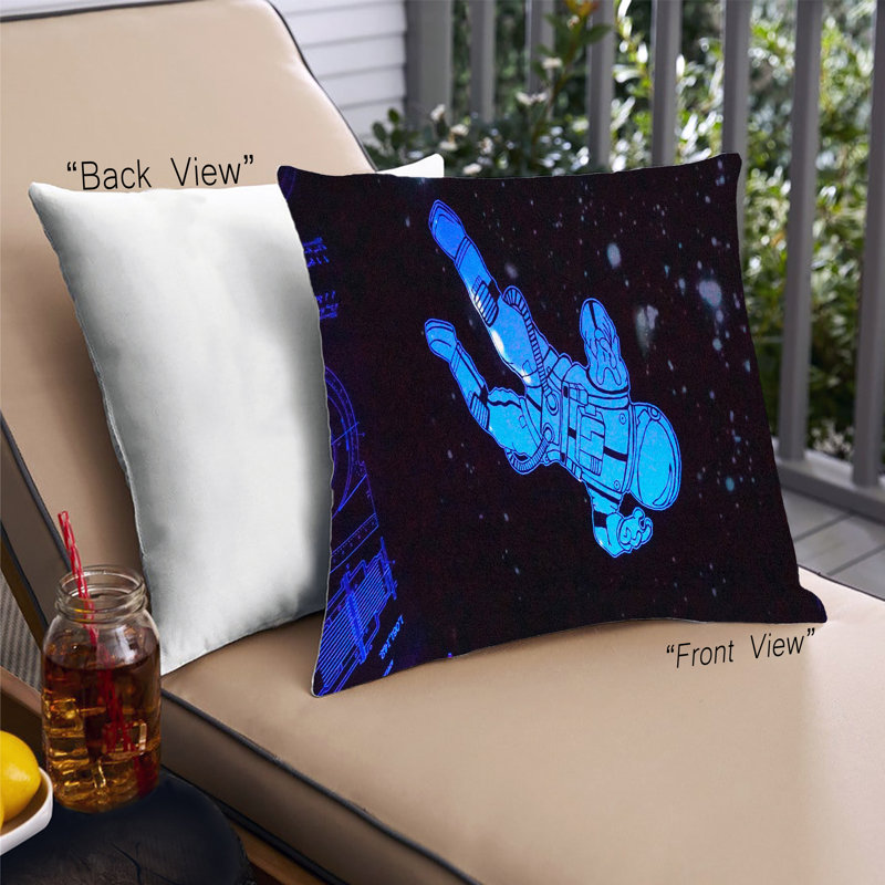 Coussin Cosmos Astronaut 6, Microsuède