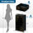 4 Drawer Dresser for Bedroom, Narrow Chest of Drawers, Wooden Top and Study Iron Frame 18"x37.5"-(WxH)