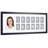 Black Matte Picture Frame with Mat