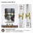 Redolent 20 in. W x 30 in. H Rectangular Framed Adjustable Tilt Wall-Mounted Bathroom Vanity Mirror in Brushed Gold-108211551-108211554